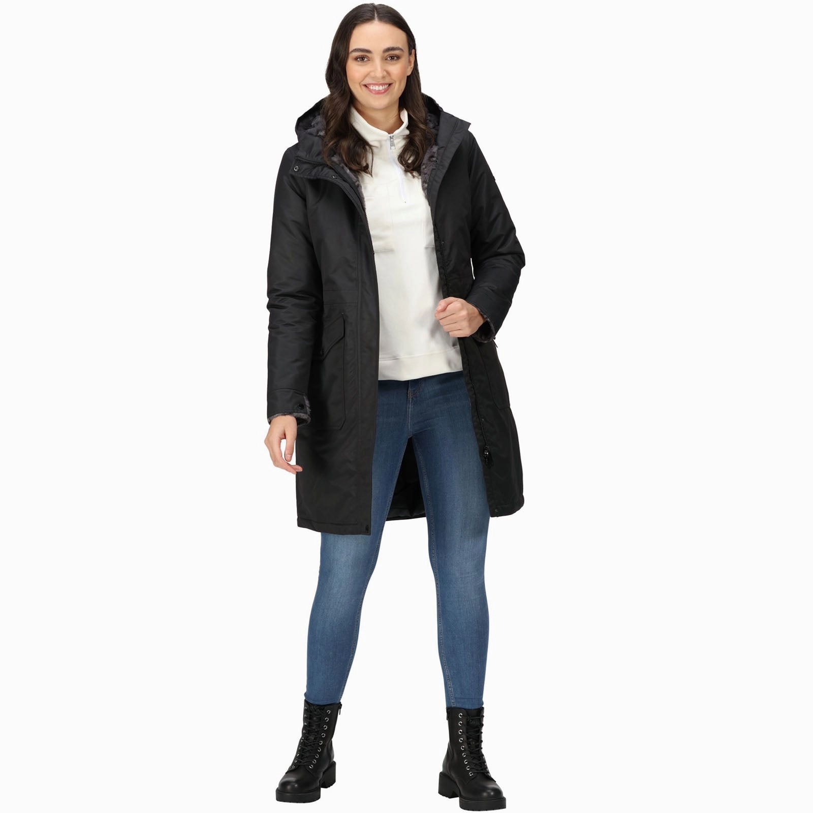 Stain Resistant Regatta Womens Giovanna Fletcher Romine Waterproof Parka Jacket