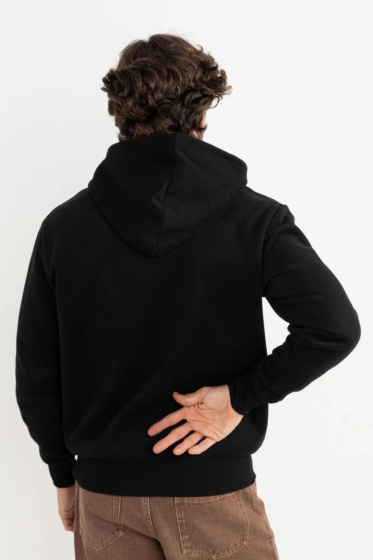GlowInTheDarkAccents Grange Fleece Hood Black