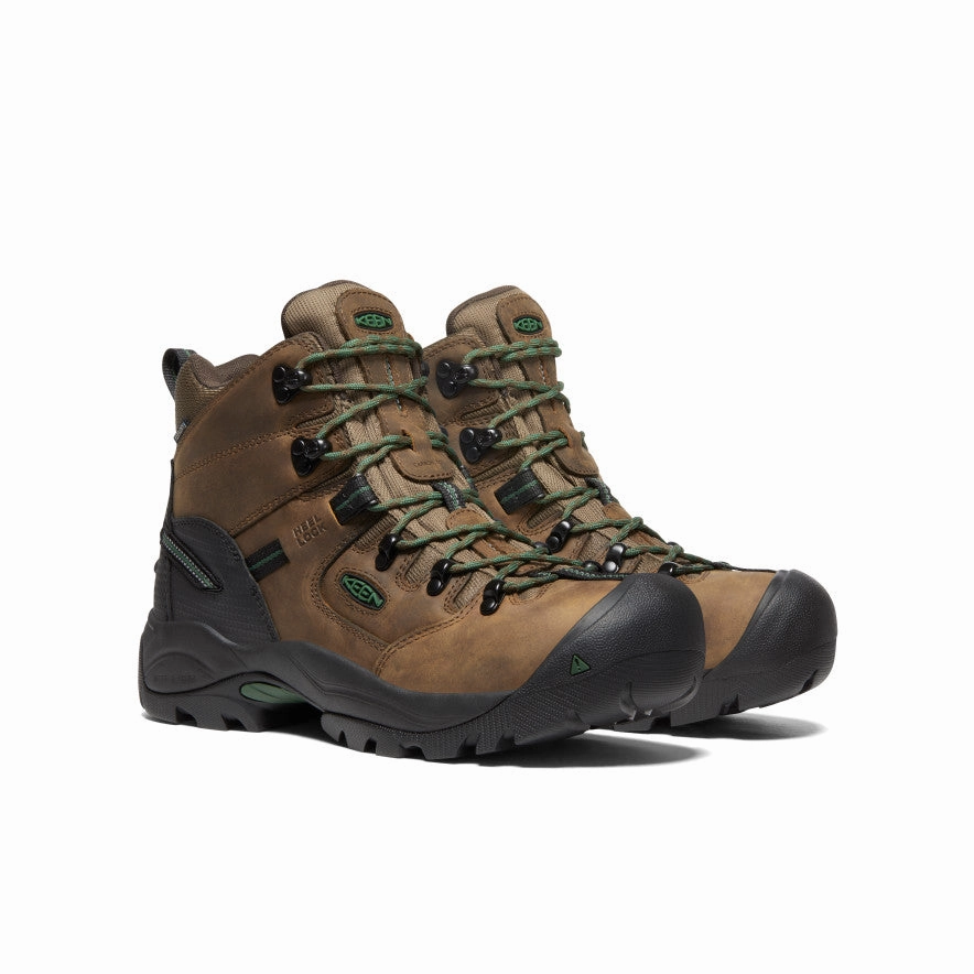 Men's Pittsburgh Energy 6" Waterproof Boot (Carbon Toe)  |  Cascade Brown/Greener Pastures Thermal Core Backcountry Camper
