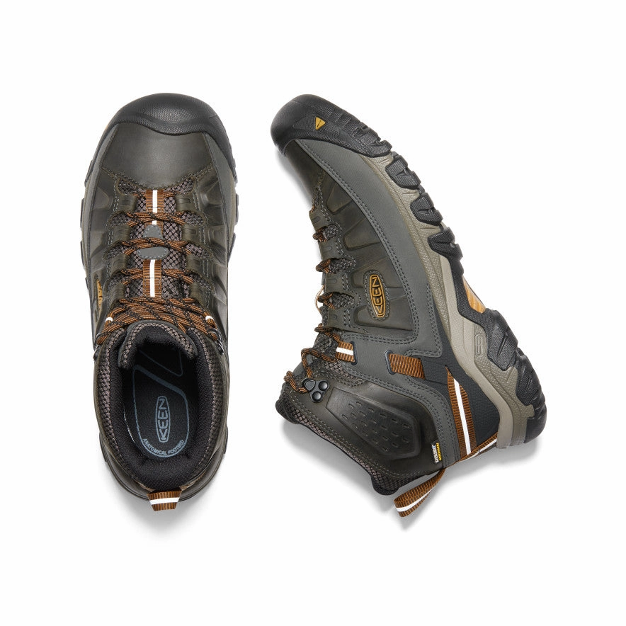 Men's Targhee III Waterproof Mid  |  Black Olive/Golden Brown Cold Trek