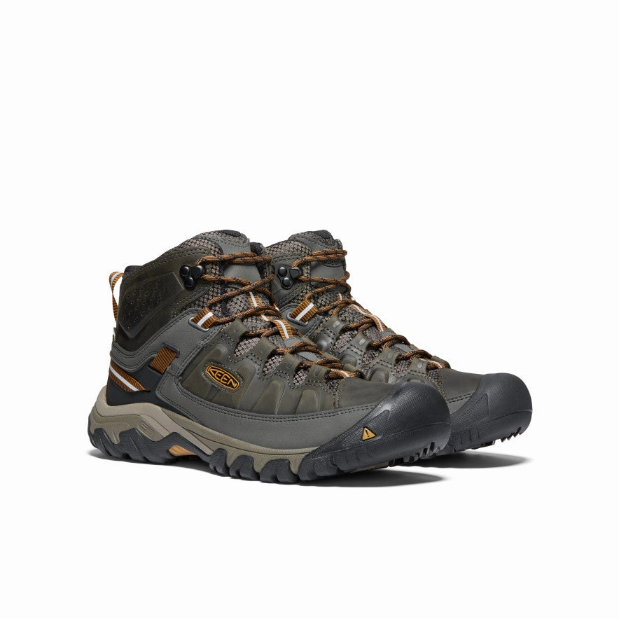 Men's Targhee III Waterproof Mid  |  Black Olive/Golden Brown Cold-resistant