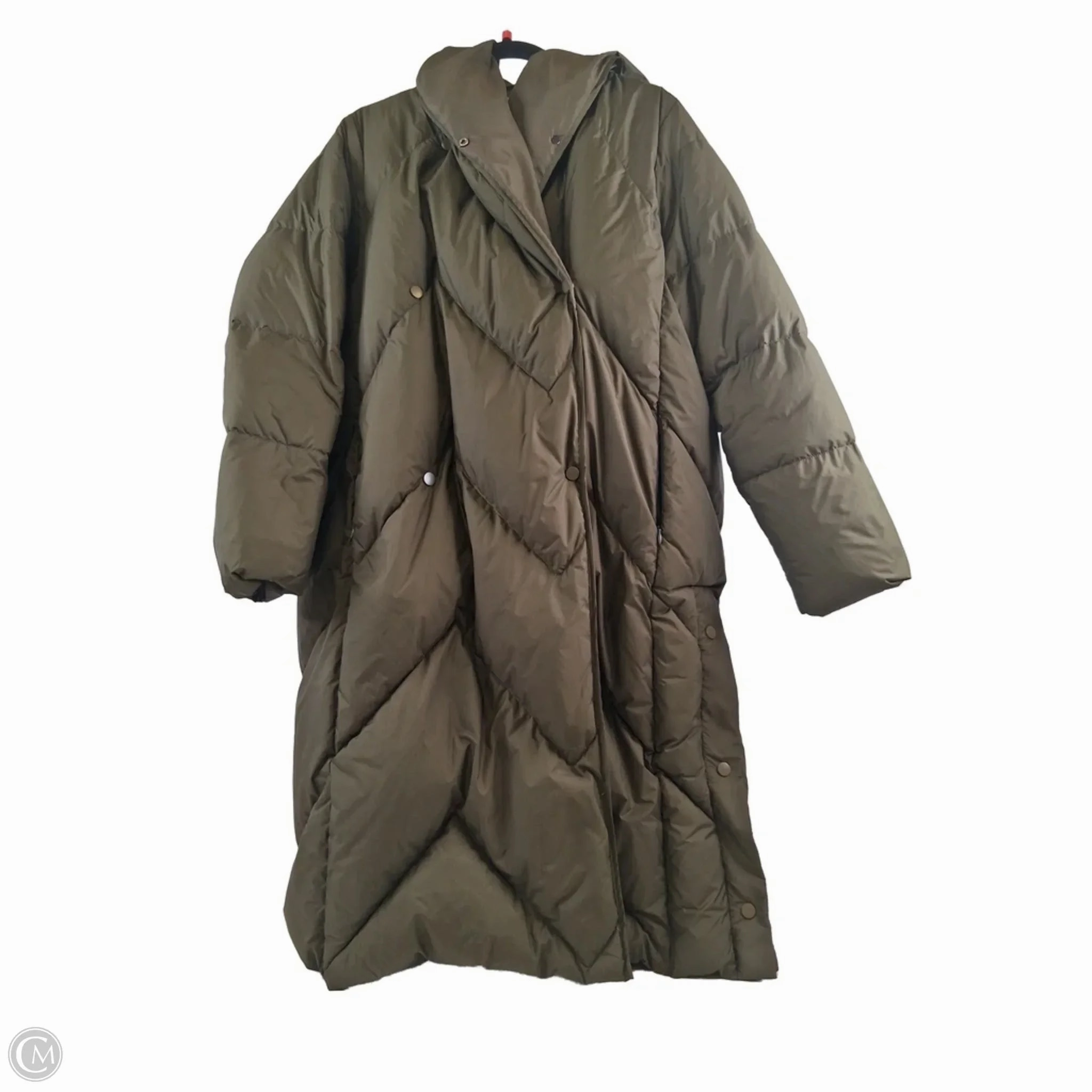 Coat Puffer & Quilted By Clothes Mentor In Green, Size: Xl BreathableFabric