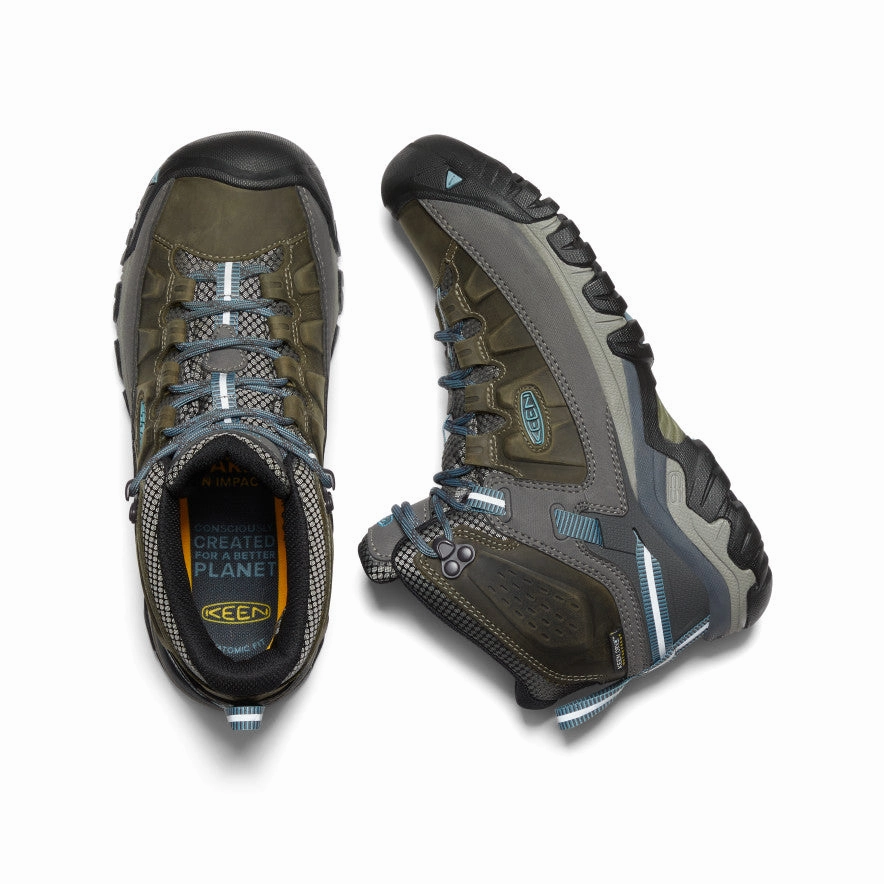 Protective Finish Windy Weather Women's Targhee III Waterproof Mid  |  Magnet/Atlantic Blue
