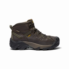 Mountain Climbing Men's Targhee II Waterproof Mid Wide  |  Canteen/Dark Olive