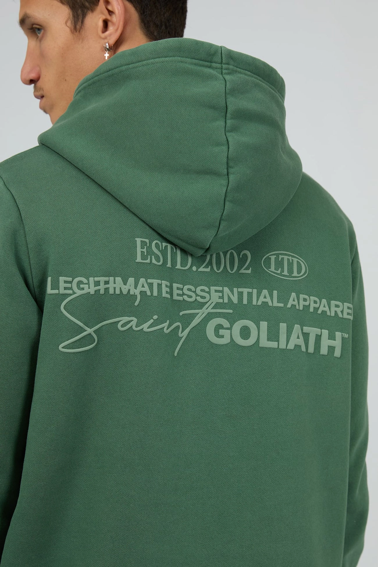 Snow Ready Outfit Heat Retention Lining Memory Hoodie Green