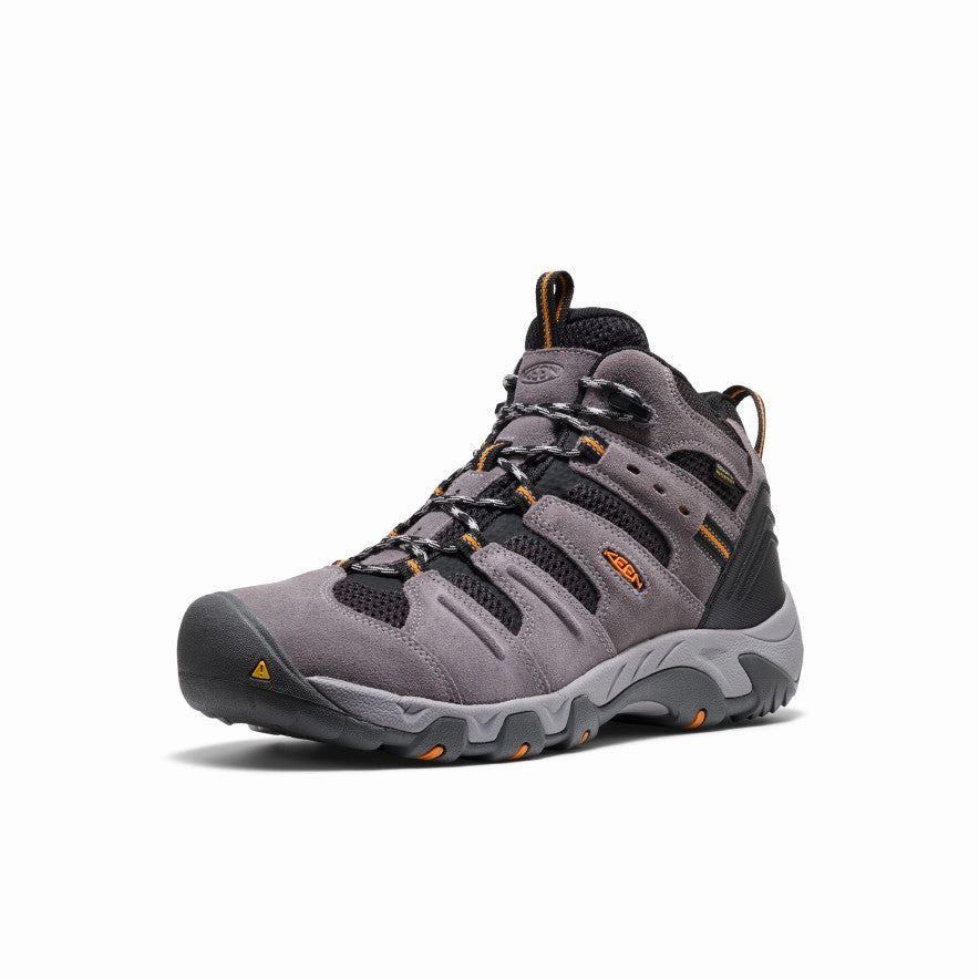 Anti Odor Cold Weather Commuter Men Edge Men's Headout Waterproof Hiking Boot  |  Magnet/Orange Pepper