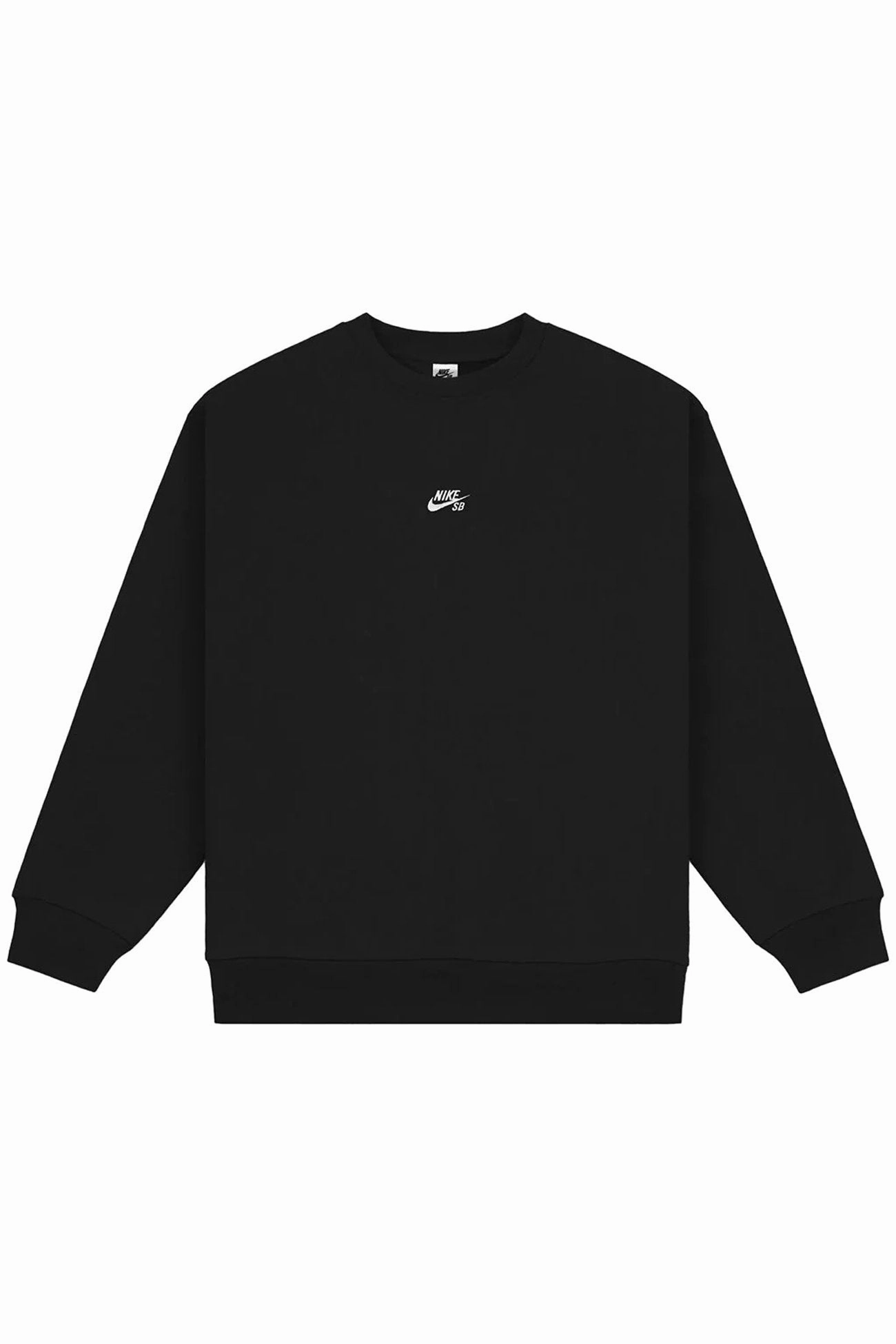 UV Resistant Finish Nike SB Fleece Crew Black White