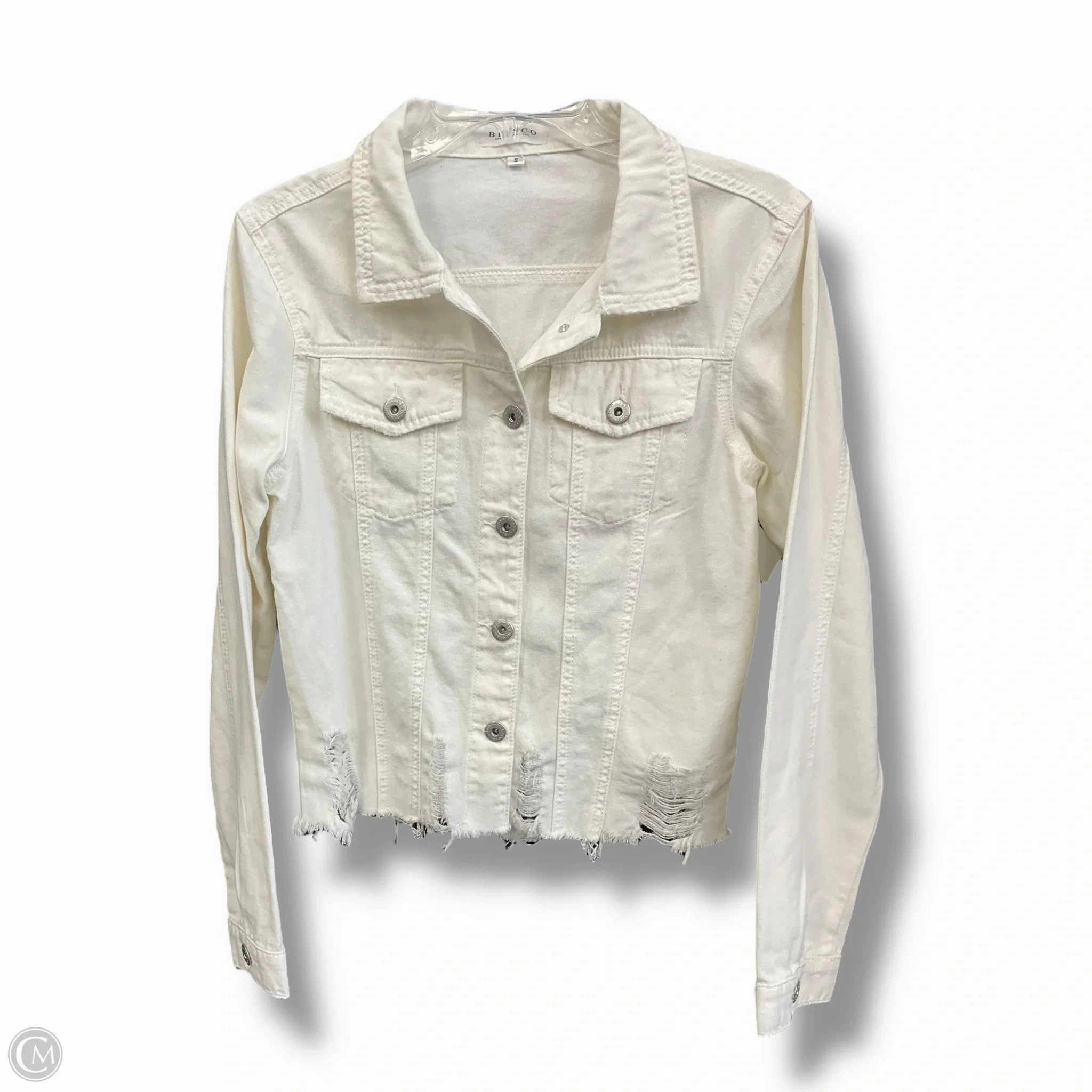 Jacket Other By Clothes Mentor In White, Size: S Functional Fit