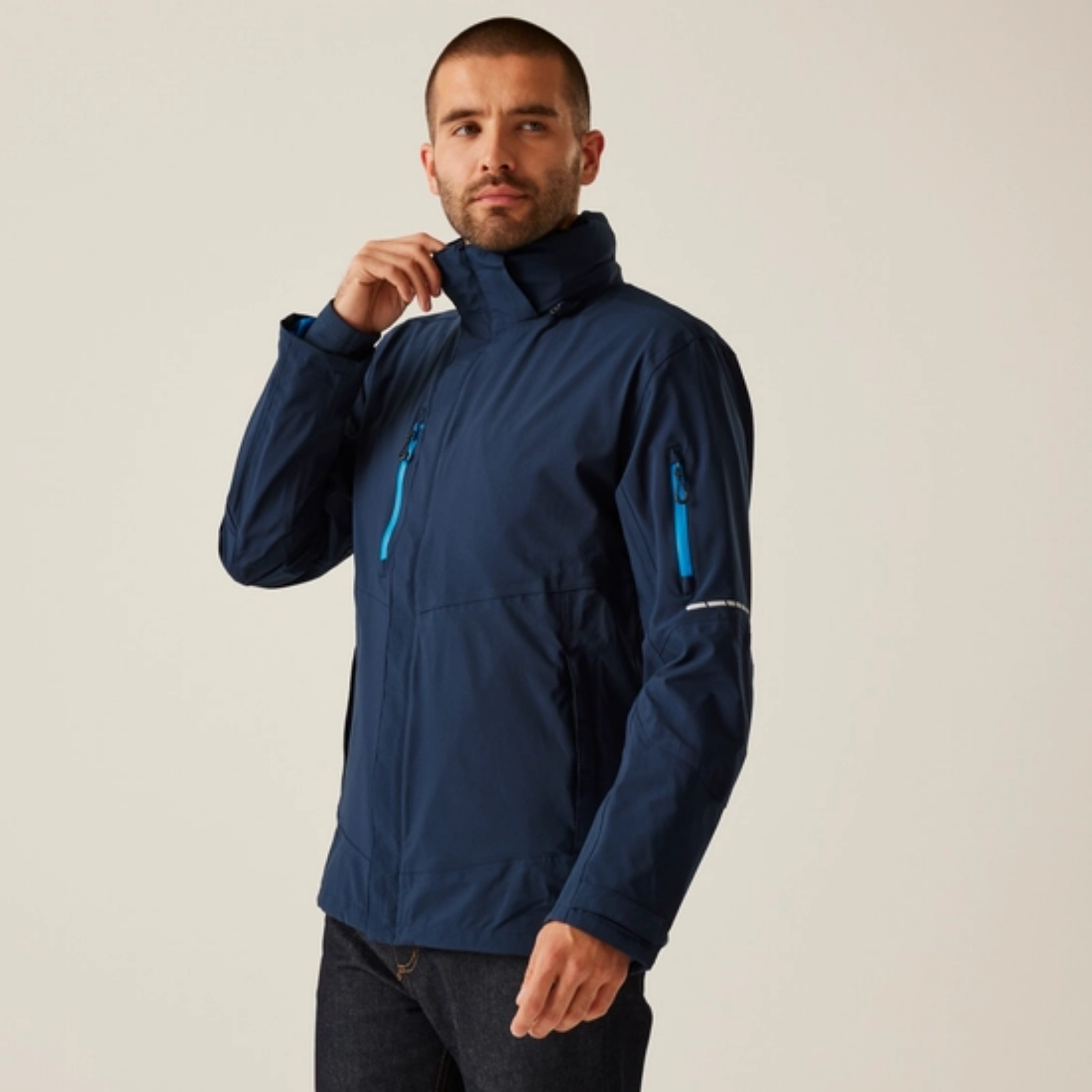 Storm Ready Gear Stain Resistant Material Regatta Professional Mens X-Pro Exosphere II Waterproof Jacket