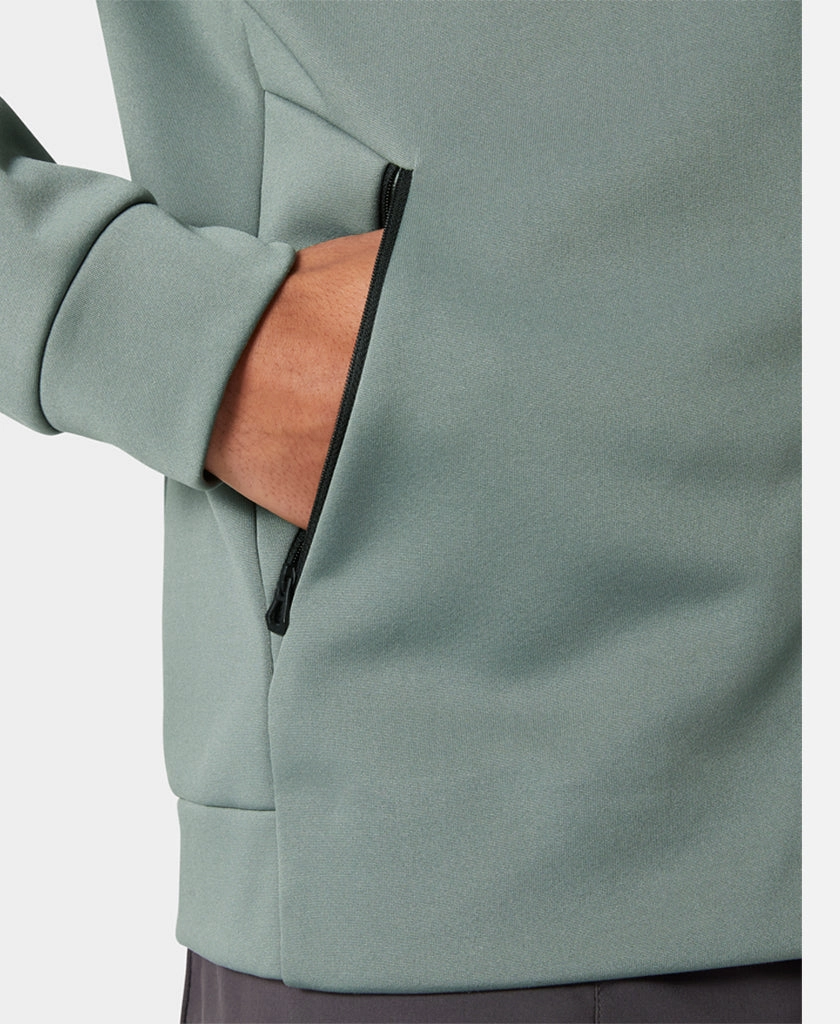 HP FLEECE JACKET 2.0, Grey Cactus Soft touch finish Quick Release Buckles
