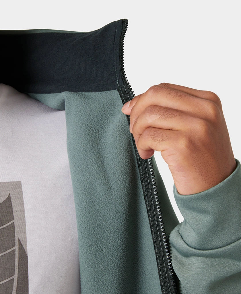 Autumn Ready Minimal Detail HP FLEECE JACKET 2.0, Grey Cactus