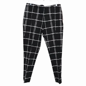 Pants Leggings By Nygard Peter In Black & White, Size:14 Edgy style Skin Friendly Casual Wearer