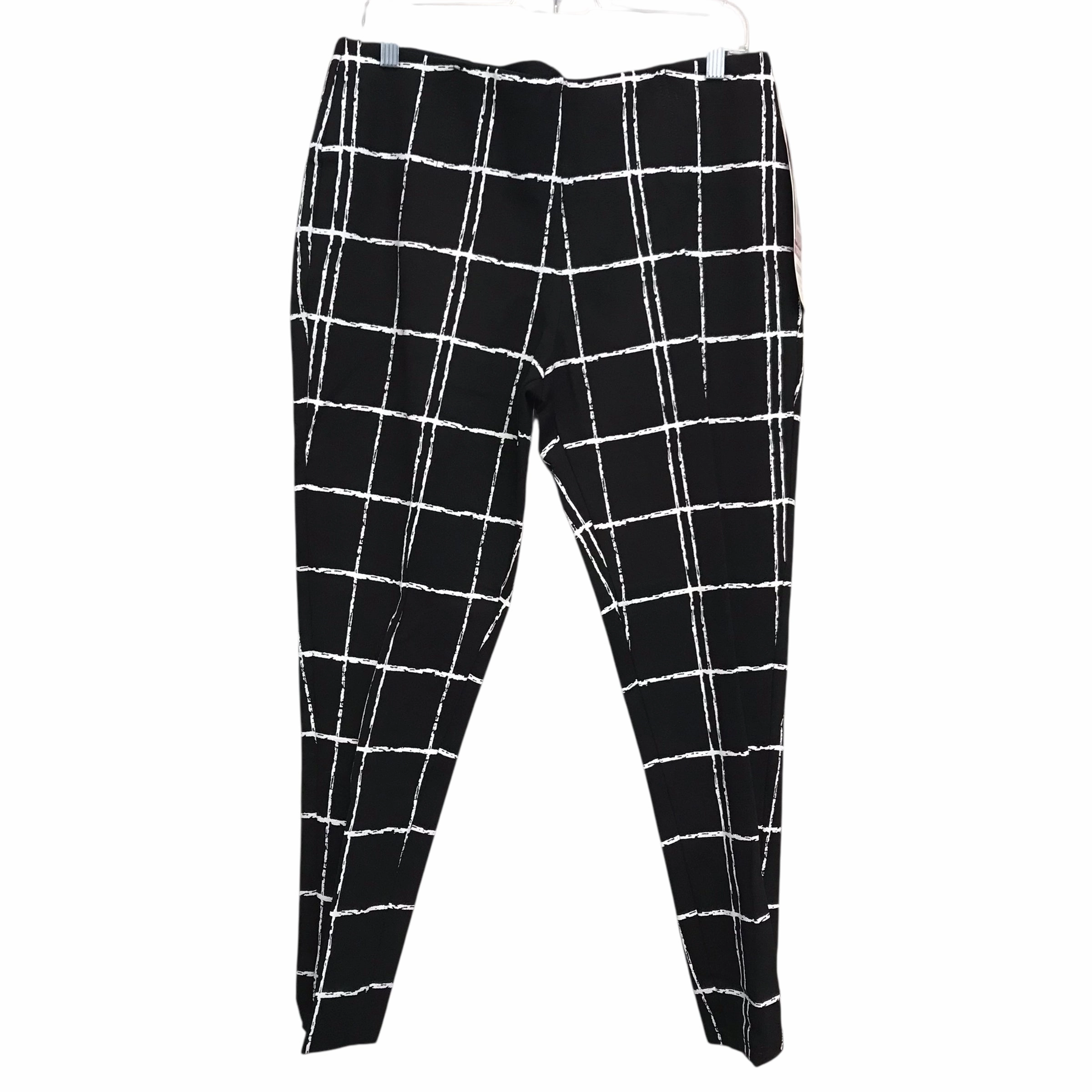 Pants Leggings By Nygard Peter In Black & White, Size:14 Edgy style Skin Friendly Casual Wearer