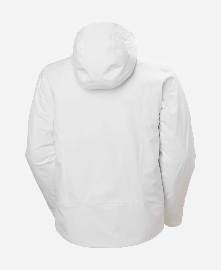 Adjustable Belt Water Resistant Coat ALPHA 4.0 JACKET, White