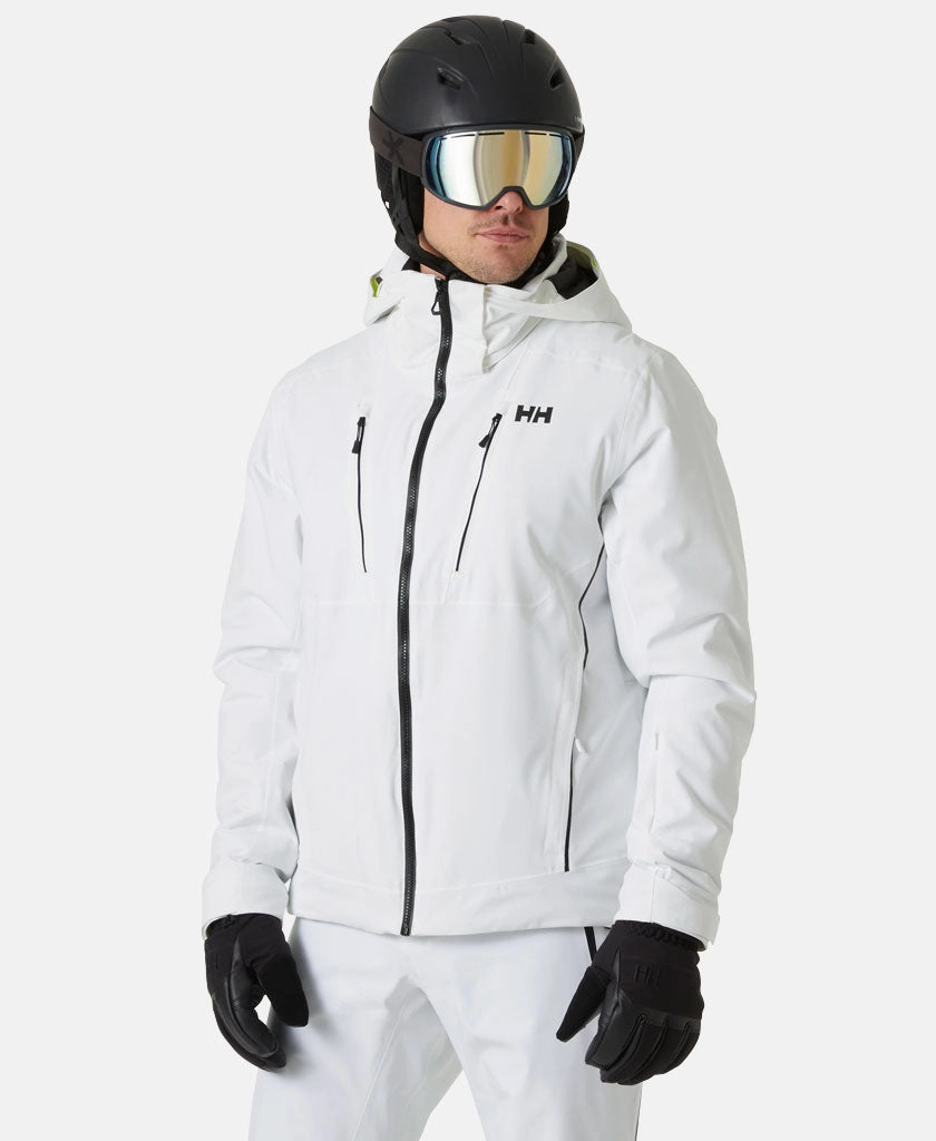 ALPHA 4.0 JACKET, White Two Way Zipper Stylish Chill Piece