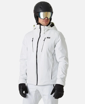 ALPHA 4.0 JACKET, White Two Way Zipper Stylish Chill Piece