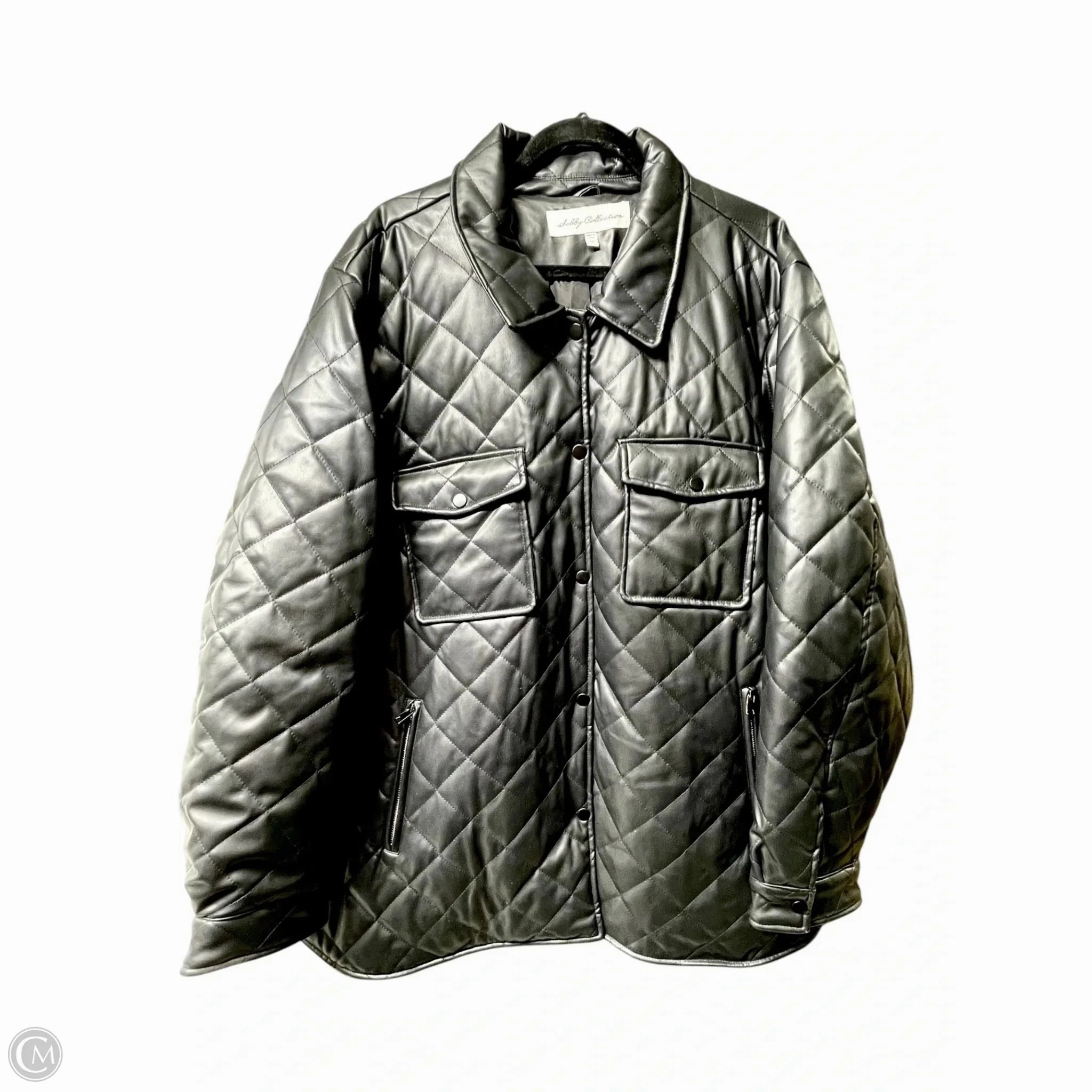 ReversibleStyle Coat Puffer & Quilted By Sebby In Black, Size: 2x