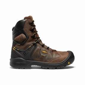 Men's Dover 8" Waterproof Boot (Carbon Toe)  |  Dark Earth/Black Lace Up Design