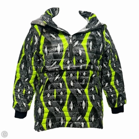 All Day Layering Hooded Coat Puffer & Quilted By Think Royln In Multi-colored, Size: M