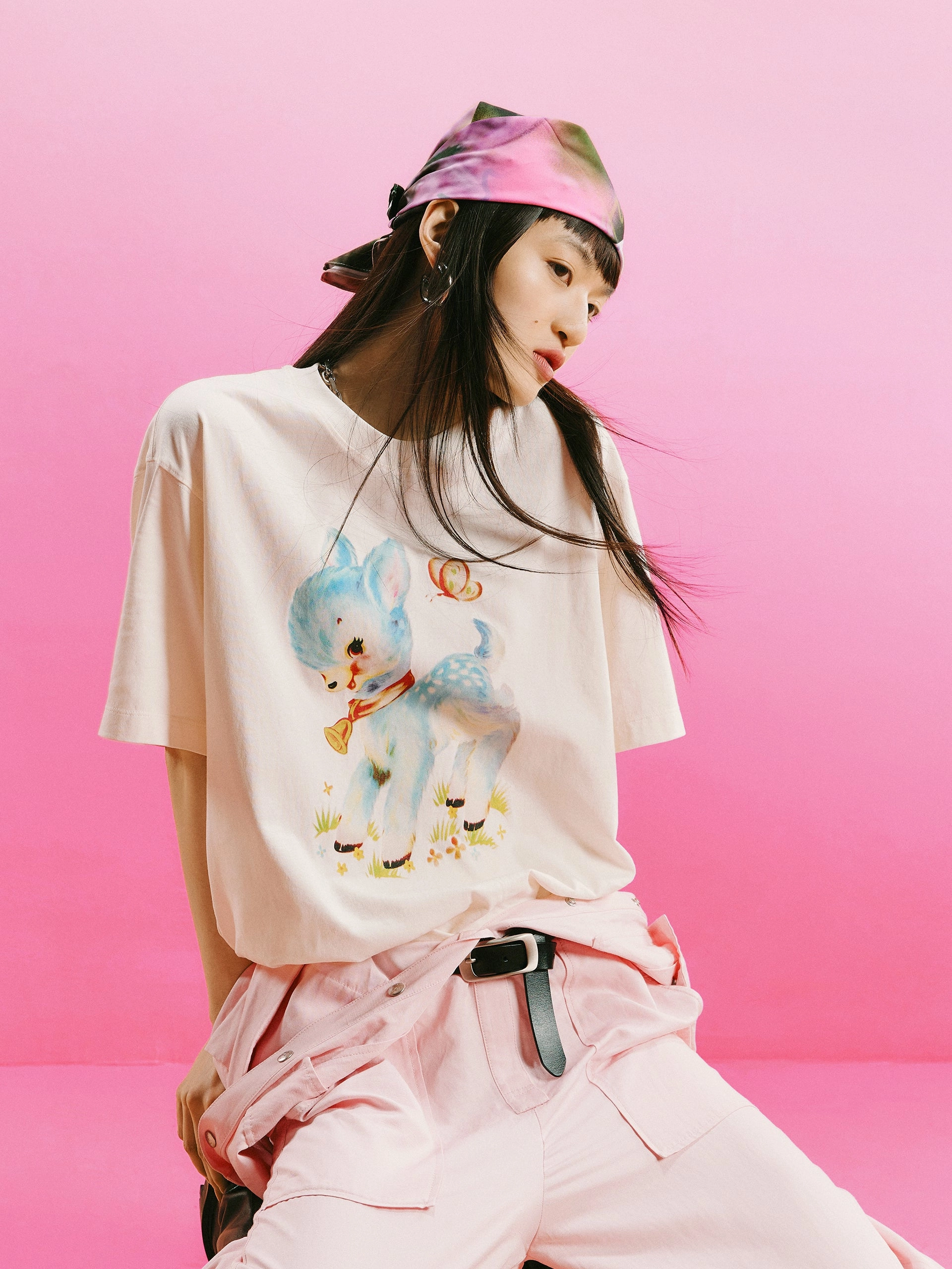 All Season Wear Soft Finish HOT SALE Cartoon Print Cotton T-shirt