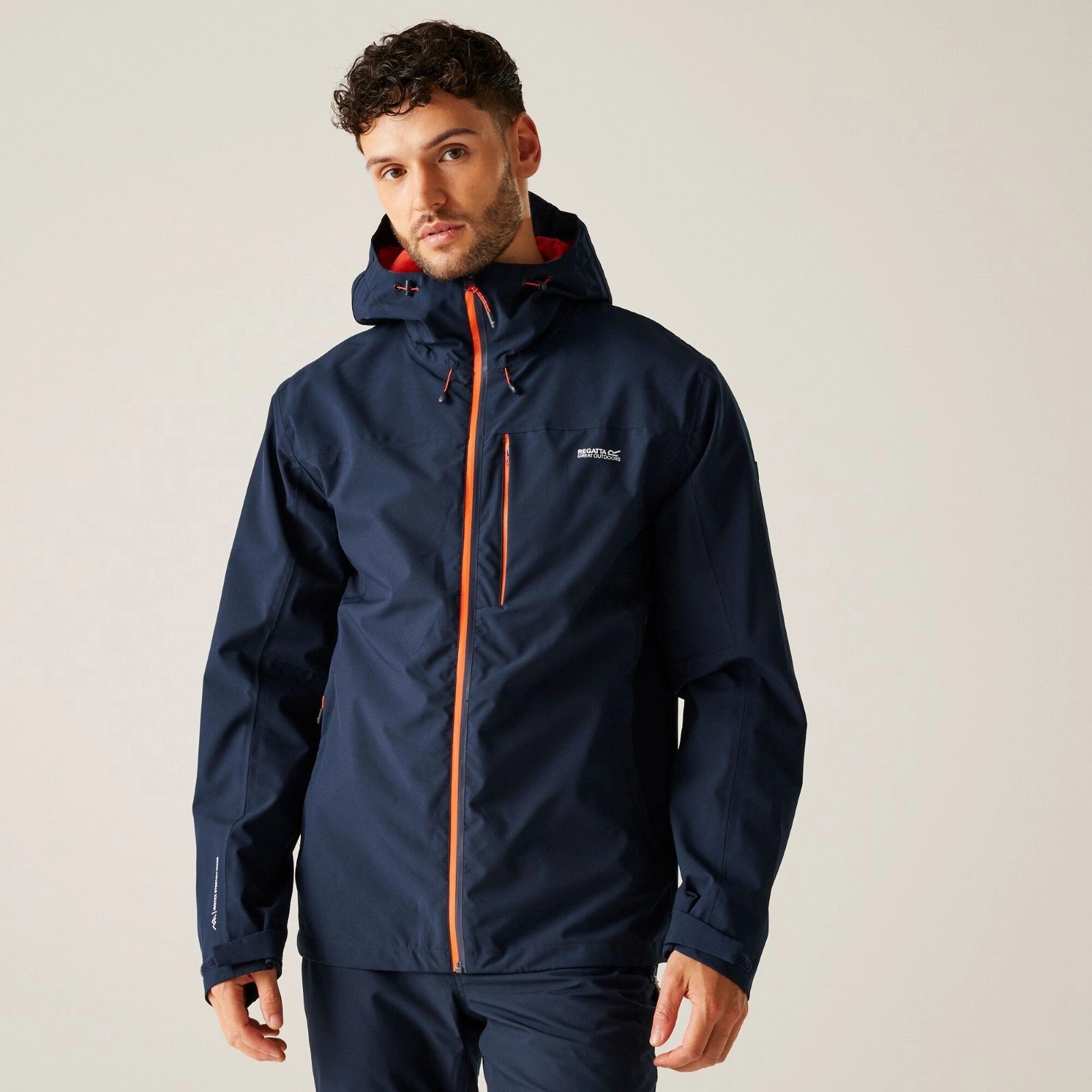 Durable Water Repellent Finish Regatta Mens Birchdale II Waterproof Jacket