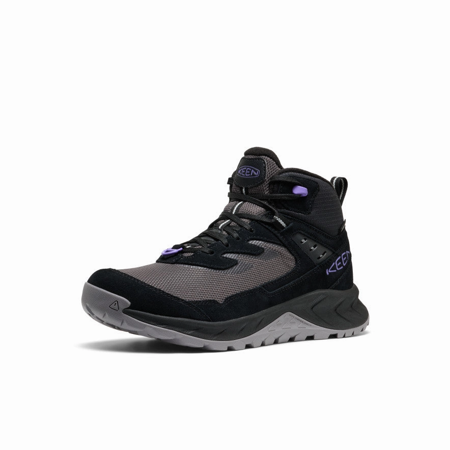 Women's Hightrail Polar Hiking Boot  |  Black/Aster Purple Grippy Outsole Backcountry Camper Easy Pairing