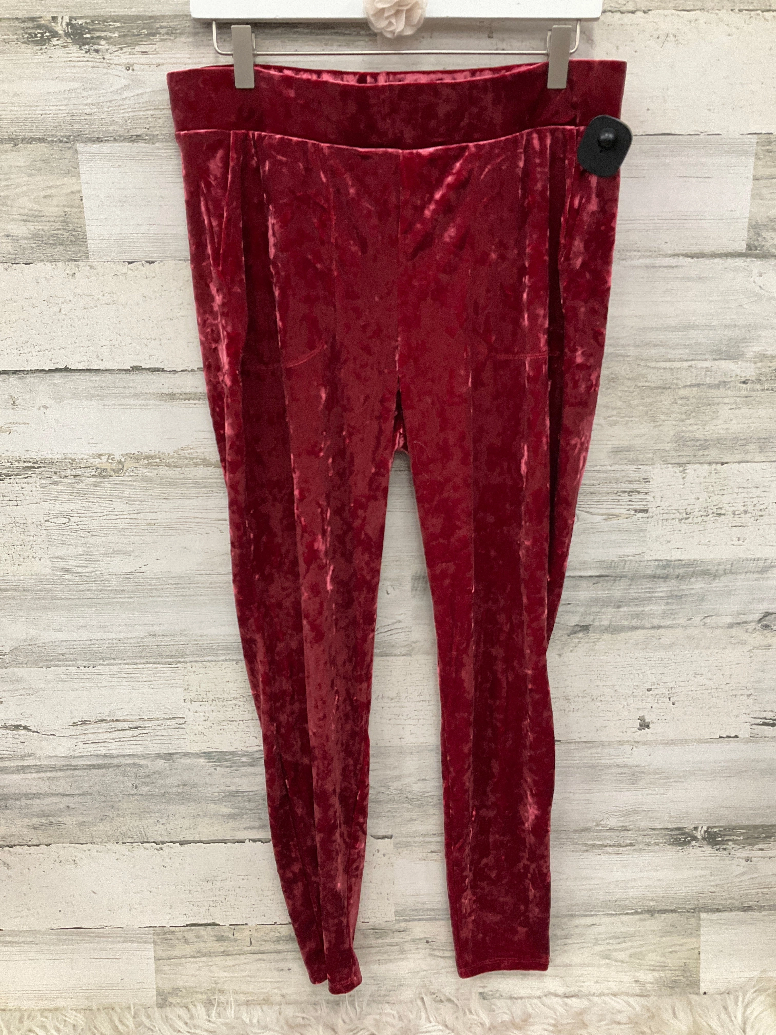 Pants Leggings By Torrid In Red, Size: 2x Versatile Feel Timeless Wear