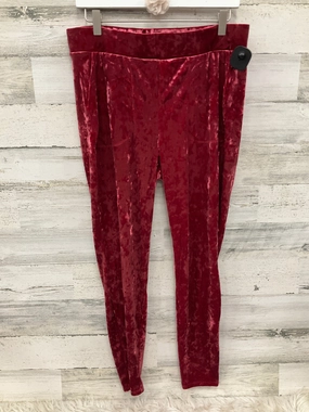 Pants Leggings By Torrid In Red, Size: 2x Versatile Feel Timeless Wear