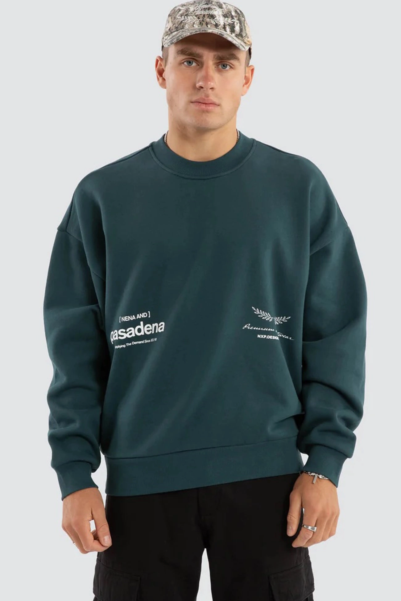 City Chill Style Eco Friendly Coatings Lectern Box Fit Sweater Sea Moss