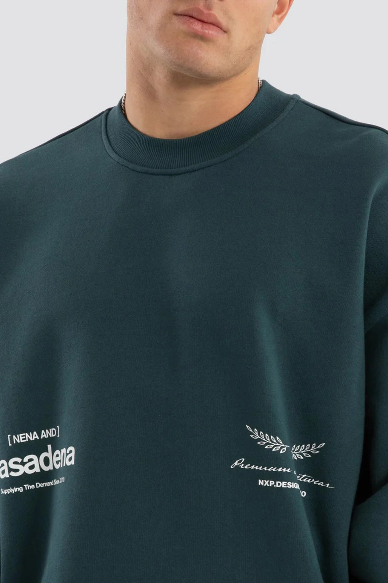 Travel Fit Lectern Box Fit Sweater Sea Moss