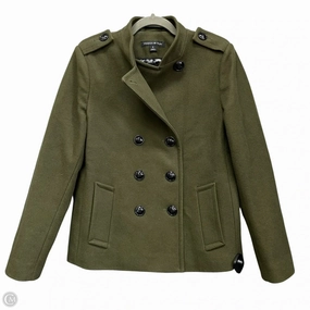 Coat Wool By Preston And New York In Green, Size: S Sleek Outdoor Look Thick Insulation