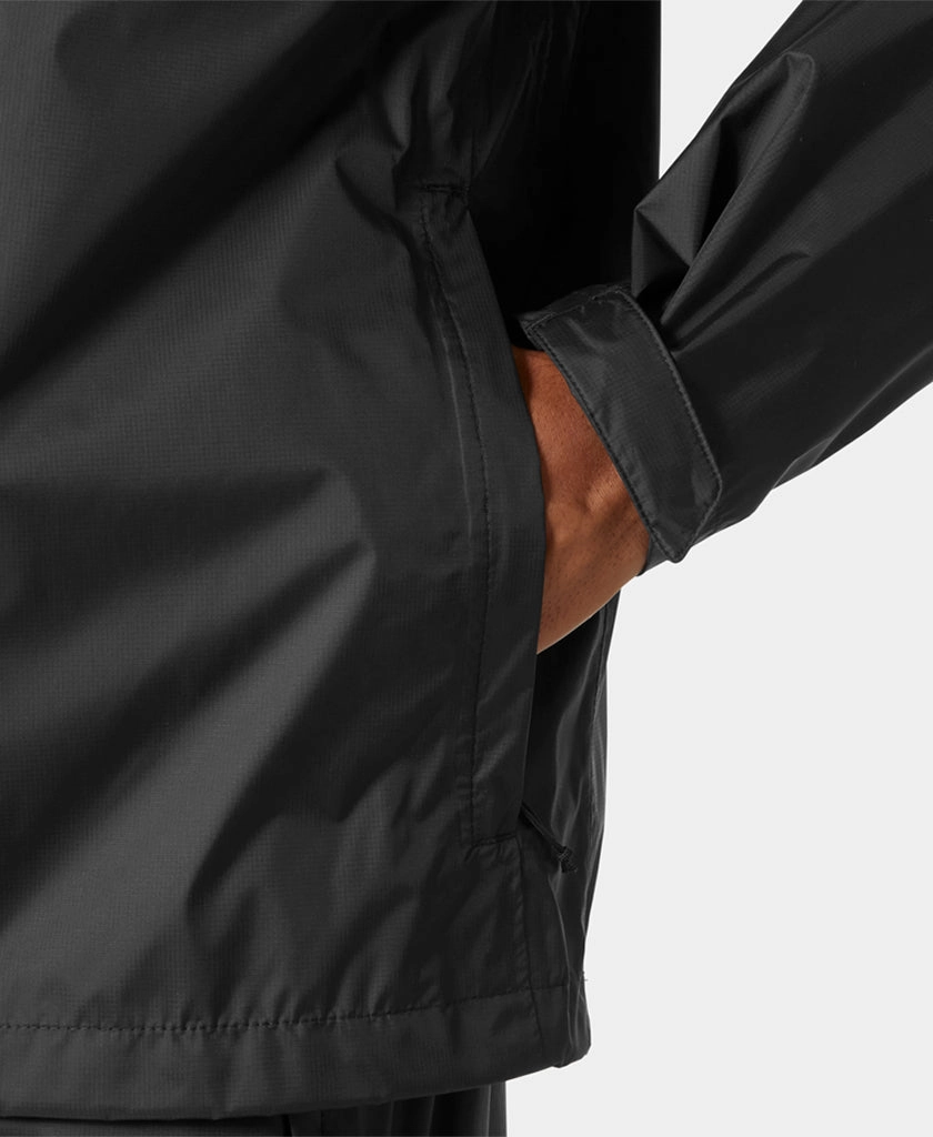 LOKE JACKET 2.0, Black Minimalist Aesthetic Moisture Control Fibers