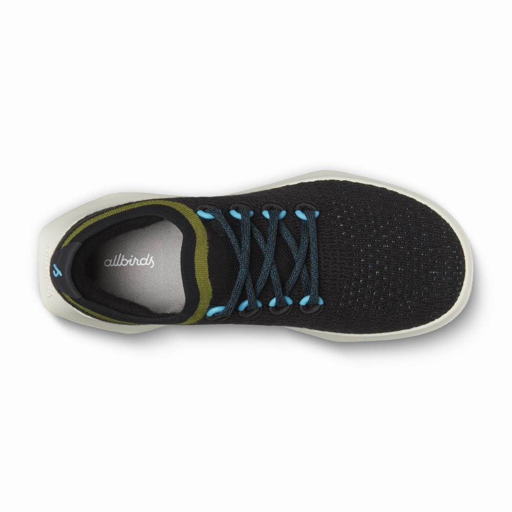 ergo fit Microfiber Insole Men's Tree Dasher 2 - Natural Black/Chasm Teal (Stony Cream Sole)