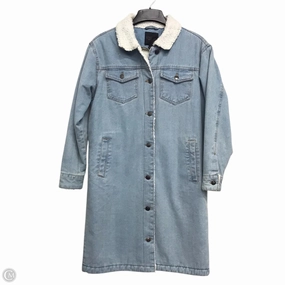 Minimalist Style Breathable Lining Design Coat Other By Rd Style In Blue Denim, Size: M
