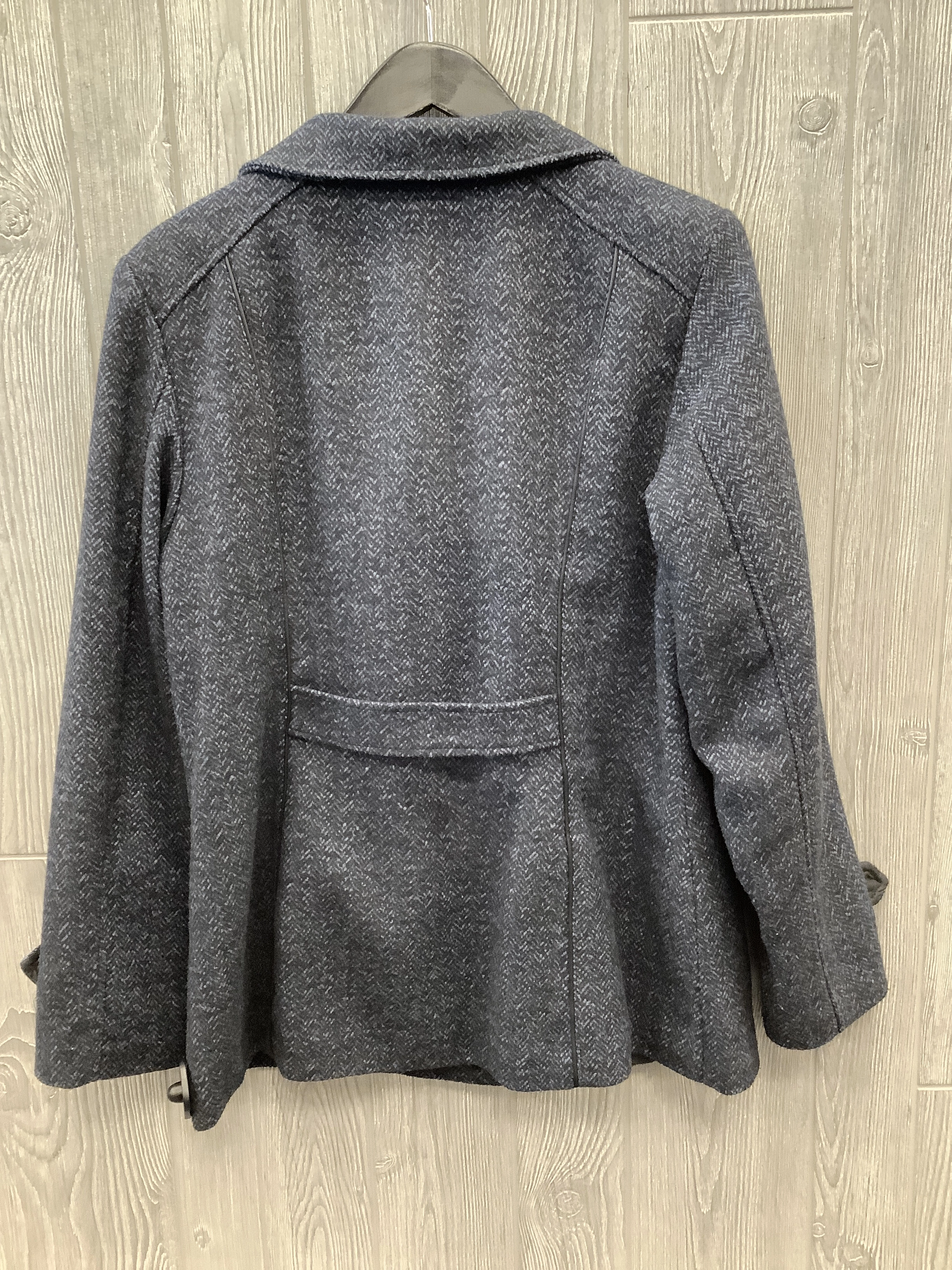 Layered Neckline Coat Peacoat By Croft And Barrow  Size: M