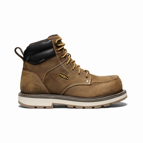 Men's Cincinnati 6" Waterproof 90?? Heel Boot (Carbon Toe)  |  Belgian/Sandshell Non Marking Tread Impact Guard