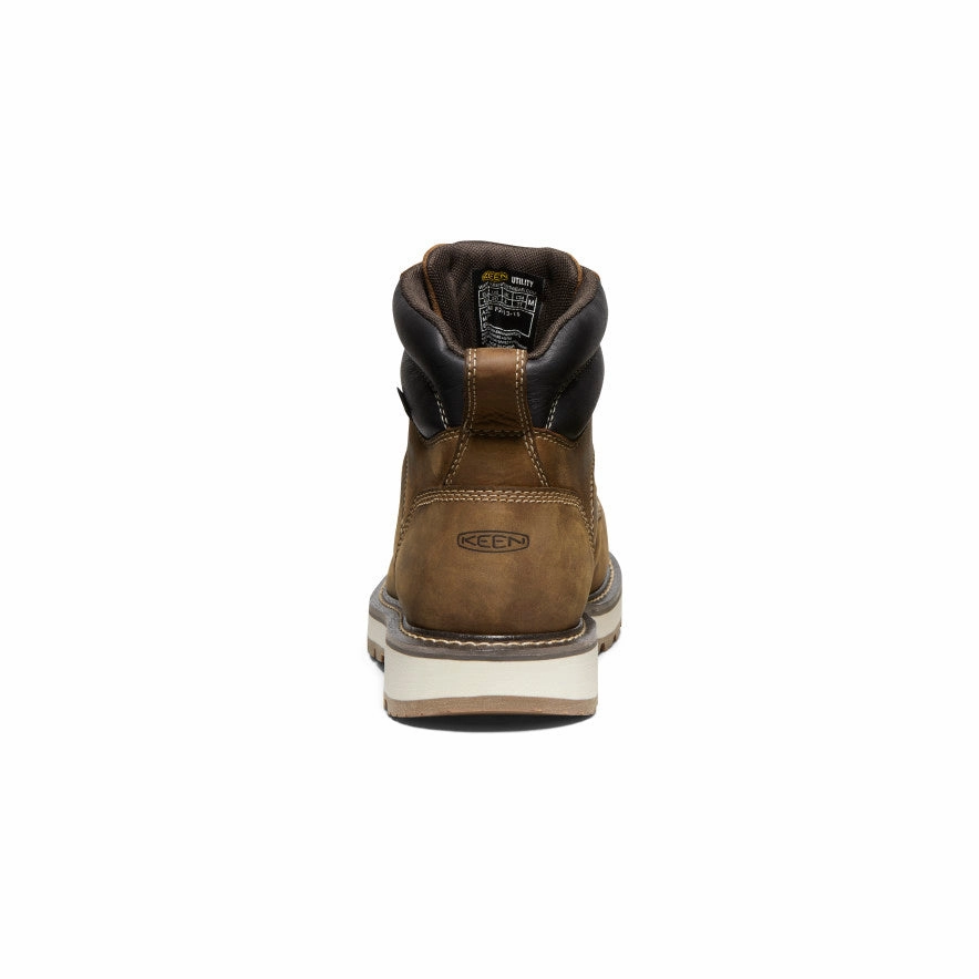 Men's Cincinnati 6" Waterproof 90?? Heel Boot (Carbon Toe)  |  Belgian/Sandshell Rugged Built Winter Walker Indoor Use