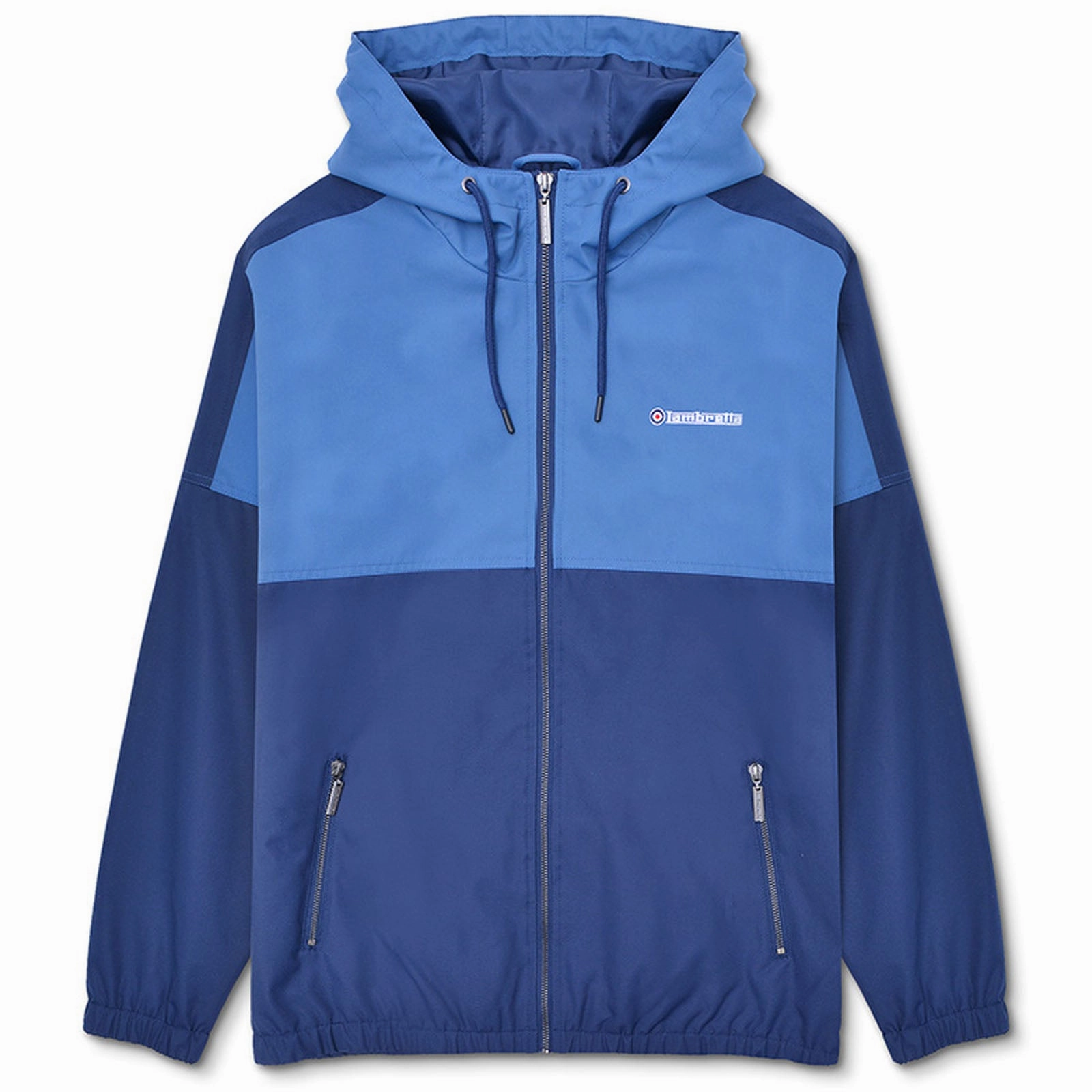 Compact Packable Feature Lambretta Mens Contrast Panel Jacket