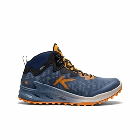 Versatile Design Men's Zionic NXT Waterproof Hiking Boot  |  Naval Academy/Bright Marigold