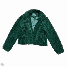 Soft Cover Coat Faux Fur & Sherpa By Blanknyc In Green, Size: Xl