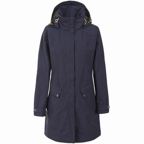 Articulated Elbows Trespass Womens Rainy Day Waterproof Long Jacket
