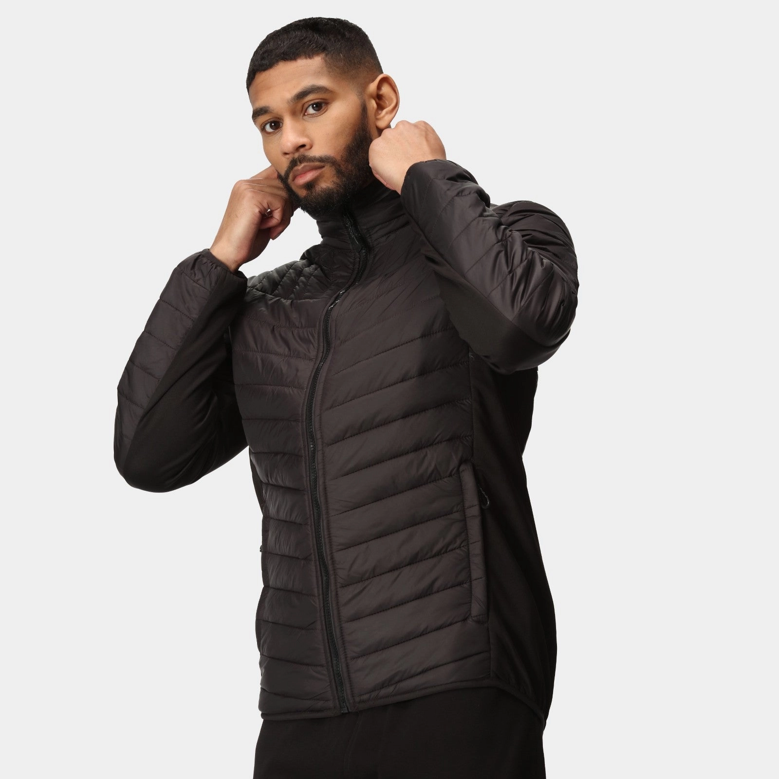 Regatta Professional Mens Tourer Hybrid Padded Jacket All Day Layering Thermo Regulating