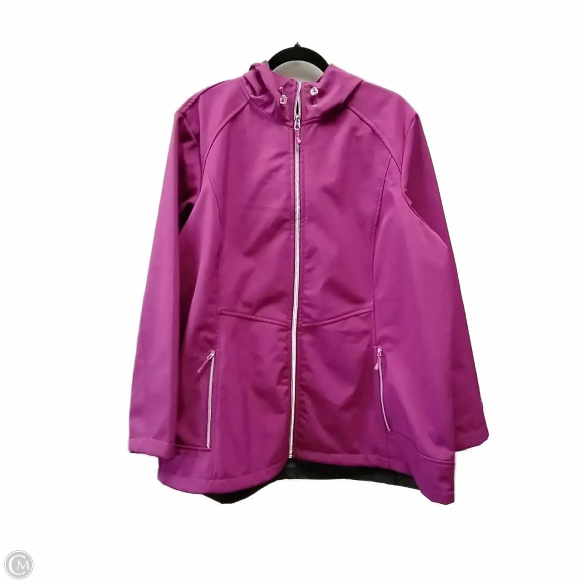 Soft Comfort Design Mild Day Outfit Coat Parka By Zero Xposure In Purple, Size: 2x