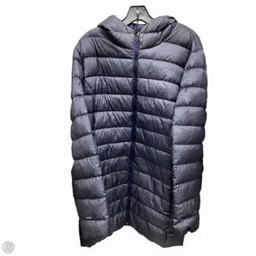 Coat Puffer & Quilted By Eddie Bauer In Blue, Size: Xxl SnapFastenings