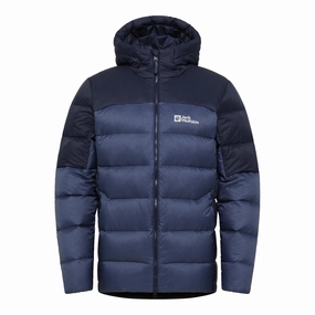 Statement Outerwear Jack Wolfskin Mens Nebelhorn Padded Down Hooded Jacket