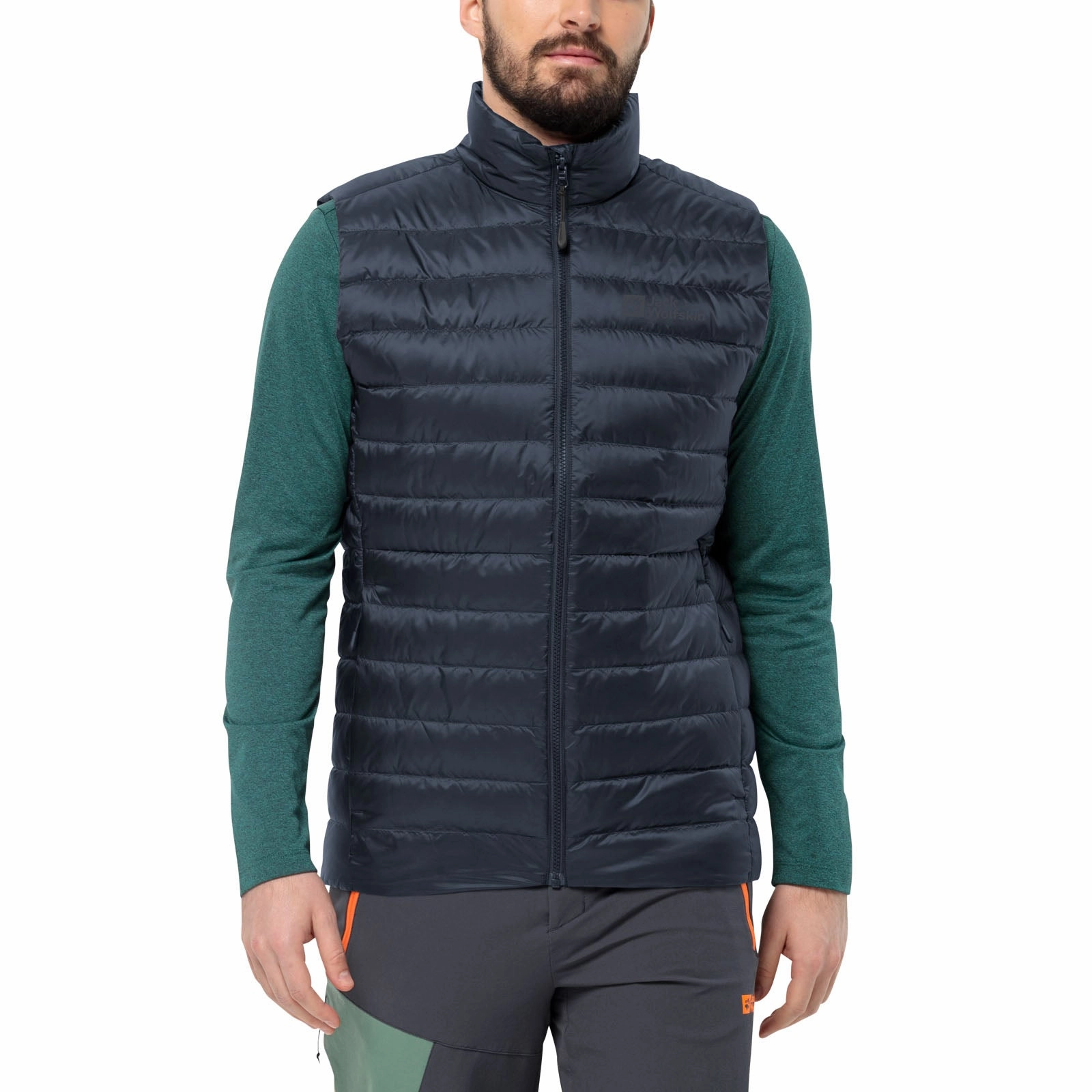 All Day Comfort Jack Wolfskin Mens Pilvi Down Padded Water Repellent Gilet