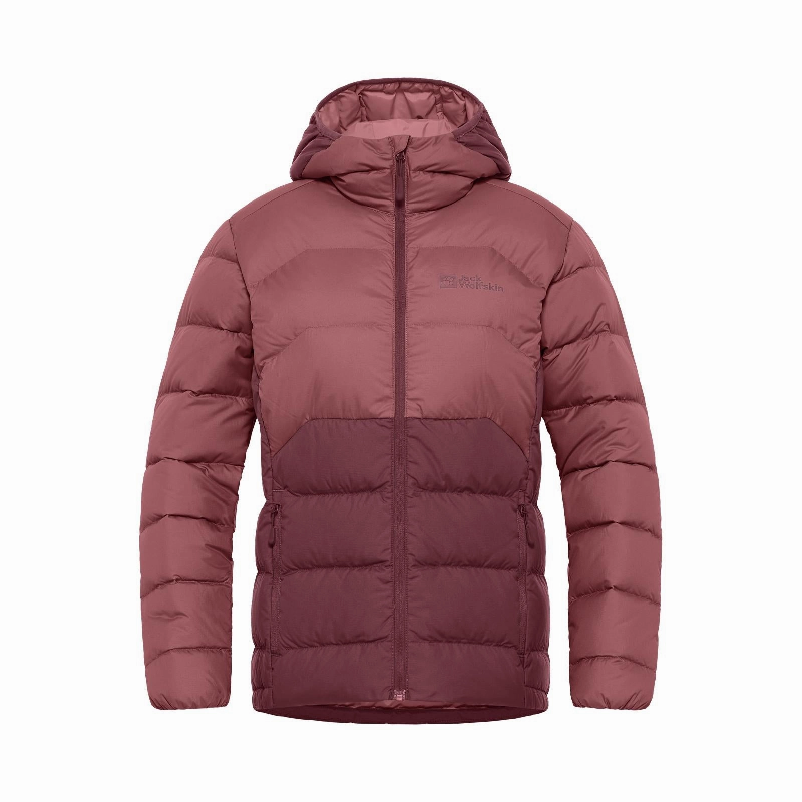 Jack Wolfskin Womens Ather Hooded Packable Padded Jacket waterproof construction