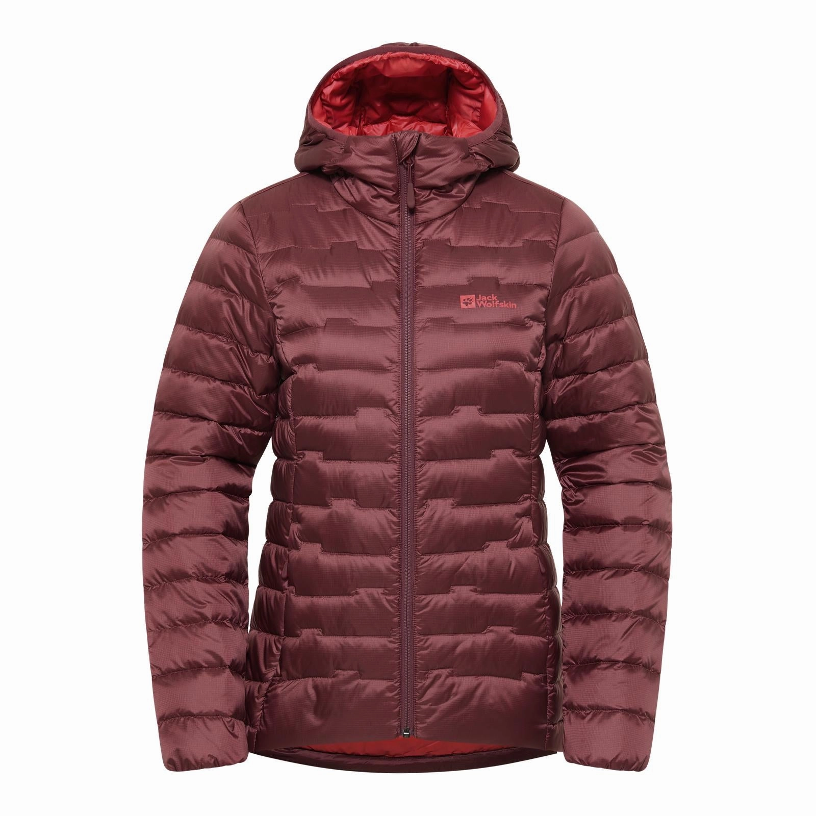 Quick Dry Technology Elastic cuffs Jack Wolfskin Womens Passamani Packable Padded Jacket
