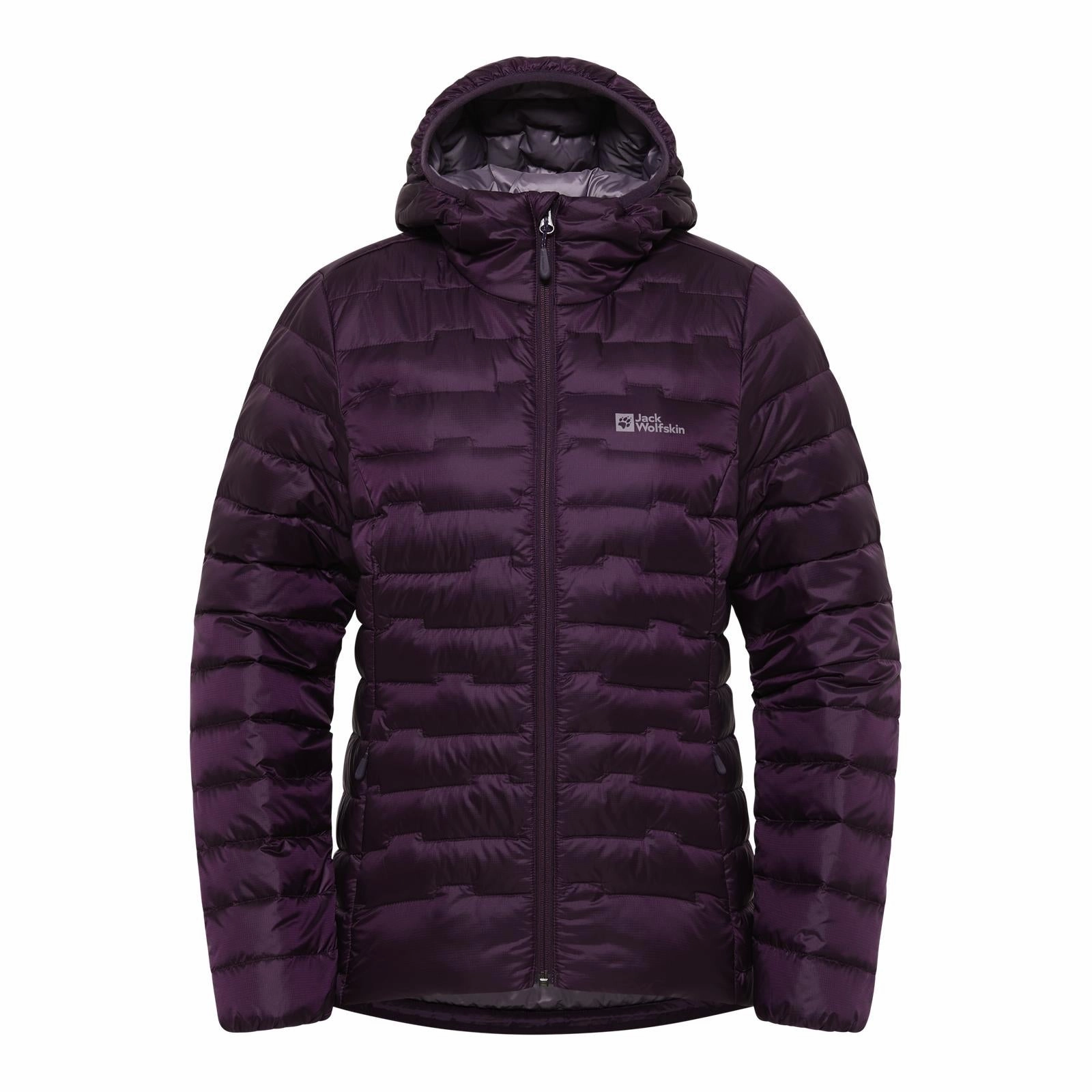Jack Wolfskin Womens Passamani Packable Padded Jacket nylon blend Convertible Silhouette