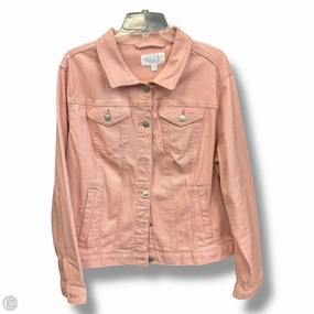 Advanced Insulation Jacket Denim By Time And Tru In Pink Denim, Size: Xl